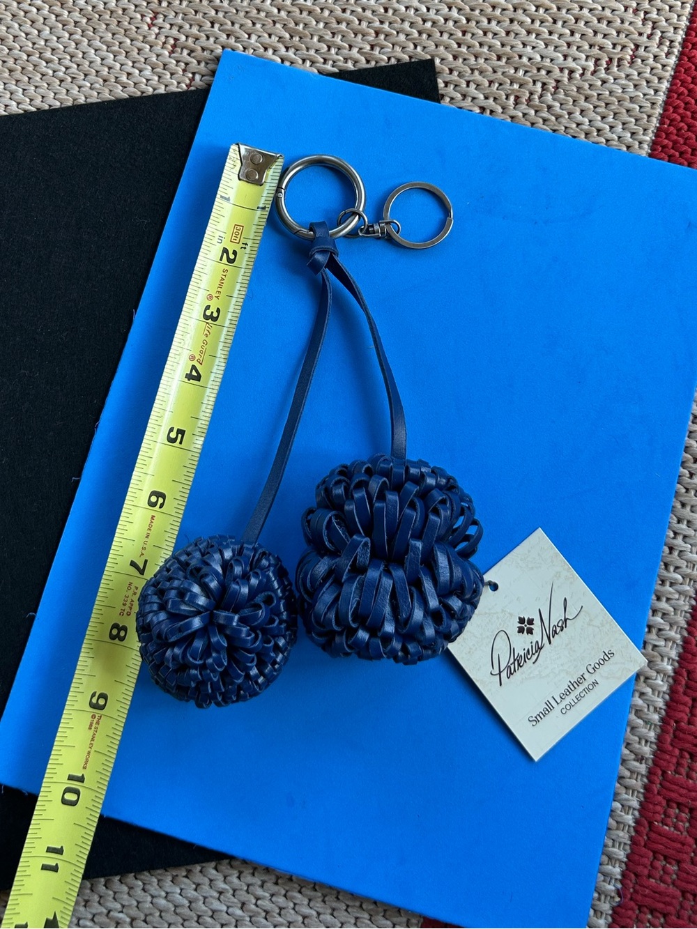 PATRICIA NASH (NWT) Leather Key Chain or Bag Charm - Picture 5 of 6